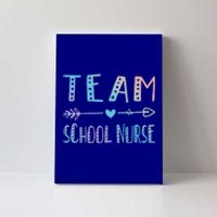 Team School Nurse Health Care Worker Medical Assistant Agent Funny Gift Canvas