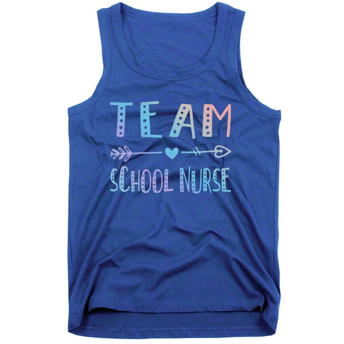 Team School Nurse Health Care Worker Medical Assistant Agent Funny Gift Tank Top