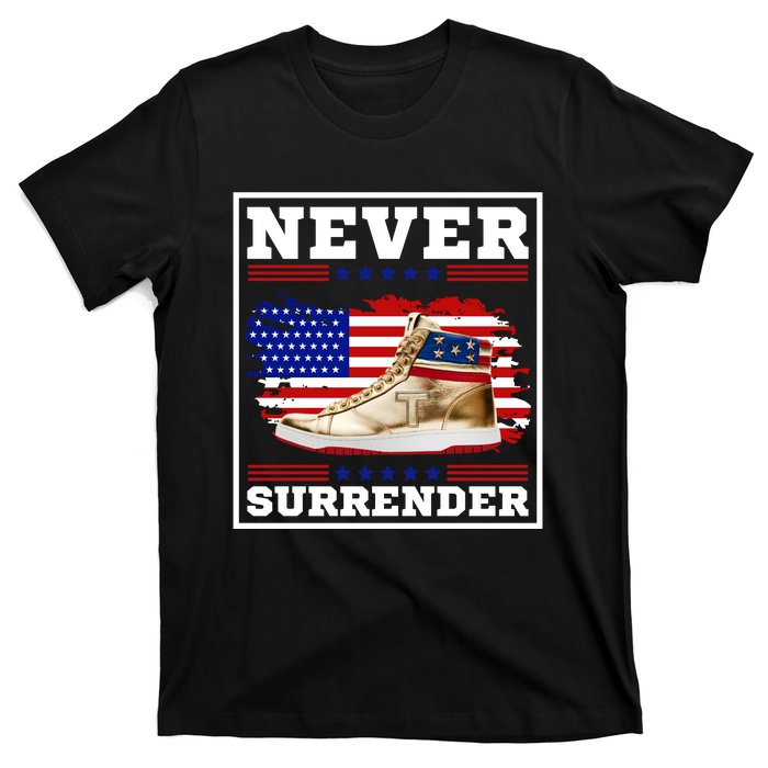 Trump Sneakers Never Surrender T-Shirt