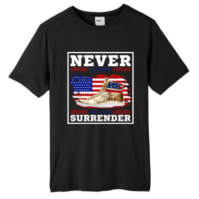 Trump Sneakers Never Surrender Tall Fusion ChromaSoft Performance T-Shirt