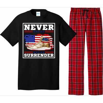 Trump Sneakers Never Surrender Pajama Set