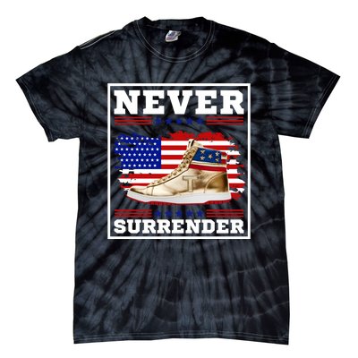 Trump Sneakers Never Surrender Tie-Dye T-Shirt