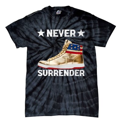 Trump Sneakers Never Surrender Pro Trump Tie-Dye T-Shirt