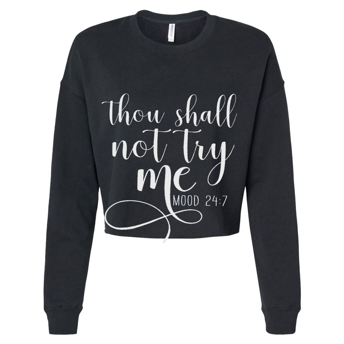 Thou Shall Not Try Me Mood 247 Funny Teacher S Tall T-Shirt