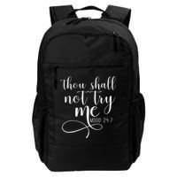 Thou Shall Not Try Me Mood 247 Funny Teacher S Backpack