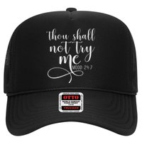 Thou Shall Not Try Me Mood 247 Funny Teacher S Hat