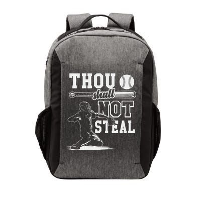 Thou Shalt Not Steal Pitcher Strikeout Baseball Vector Backpack