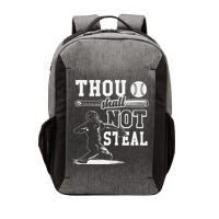 Thou Shalt Not Steal Pitcher Strikeout Baseball Vector Backpack