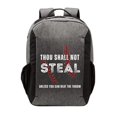 Thou Shall Not Steal Baseball Gift Vector Backpack