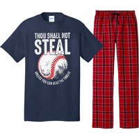 Thou Shall Not Steal Unless You Can Beat The Throw Baseball Pajama Set