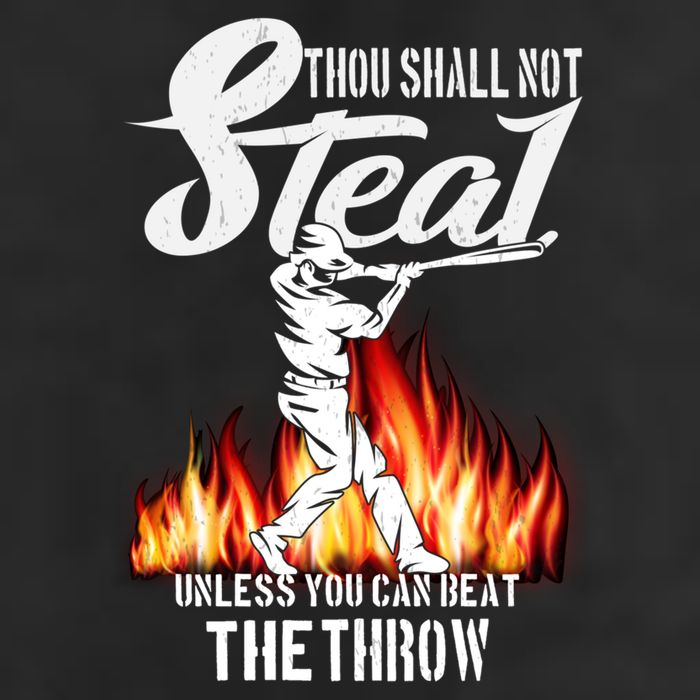 Thou Shall Not Steal Unless You Can Beat The Throw Baseball Funny Gift Adult Drive Performance Visor
