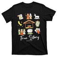 True Story Nativity Christmas Jesus Faith Based Christmas T-Shirt