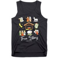 True Story Nativity Christmas Jesus Faith Based Christmas Tank Top