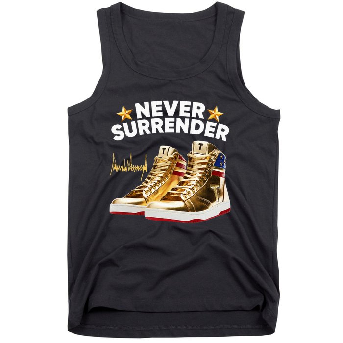 Trump Sneakers Never Surrender Tank Top