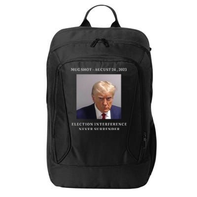 Trump Supporter Not Guilty Donald Trump Mugshot City Backpack