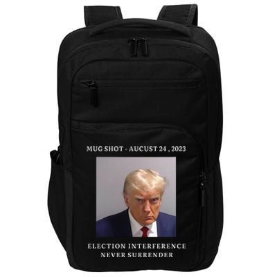 Trump Supporter Not Guilty Donald Trump Mugshot Impact Tech Backpack