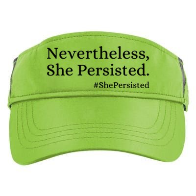 That Says Nevertheless She Persisted Adult Drive Performance Visor