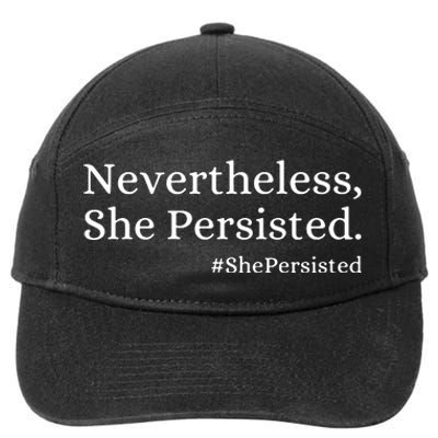 That Says Nevertheless She Persisted 7-Panel Snapback Hat