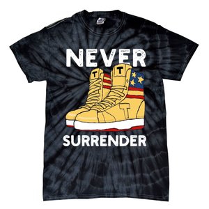 Trump Sneakers Never Surrender Pro Trump Sneakers Tie-Dye T-Shirt