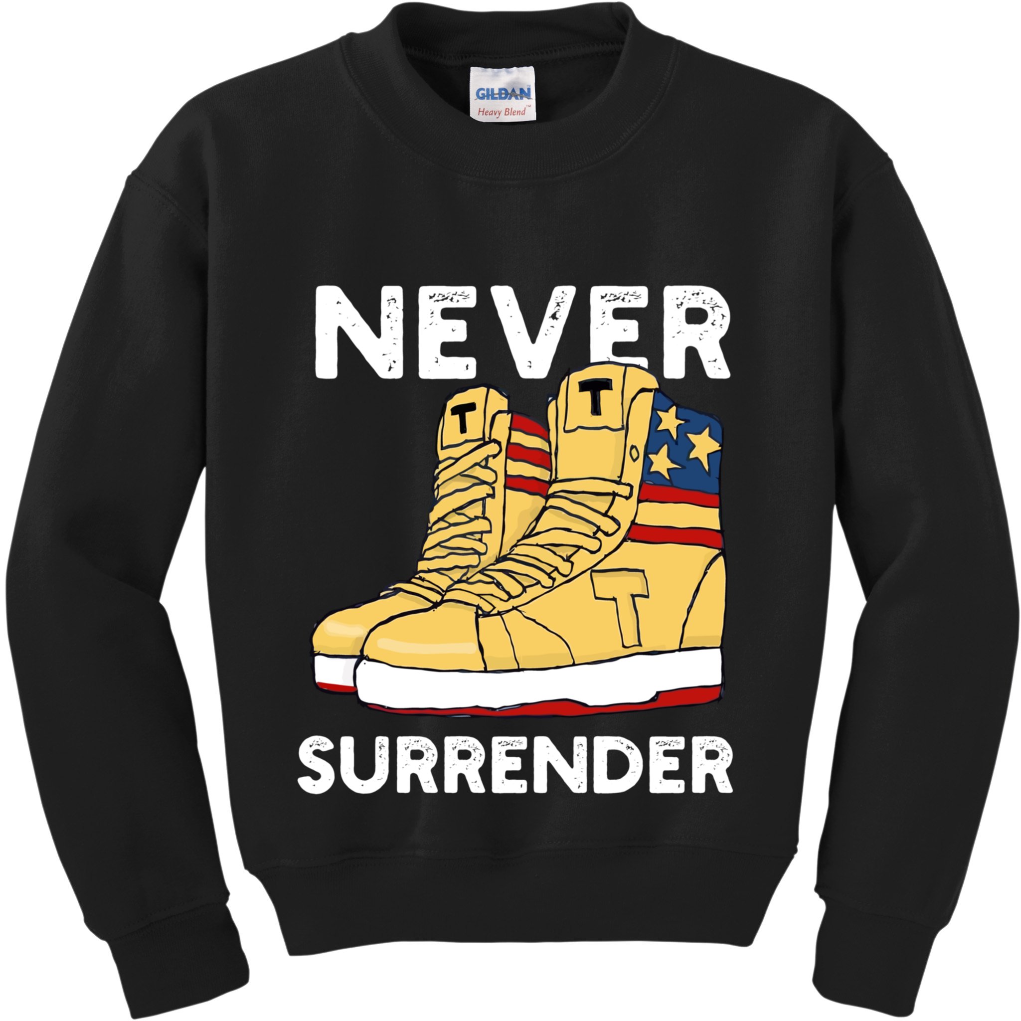 Trump Sneakers Never Surrender Pro Trump Sneakers Kids Sweatshirt