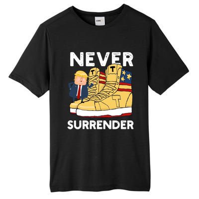 Trump Sneakers Never Surrender Pro Trump Sneakers Tall Fusion ChromaSoft Performance T-Shirt