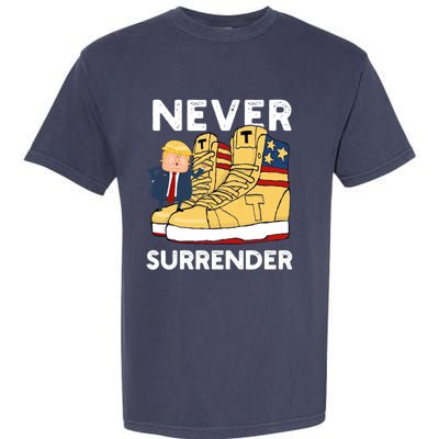 Trump Sneakers Never Surrender Pro Trump Sneakers Garment-Dyed Heavyweight T-Shirt