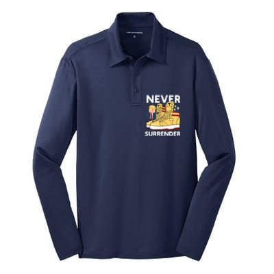 Trump Sneakers Never Surrender Pro Trump Sneakers Silk Touch Performance Long Sleeve Polo