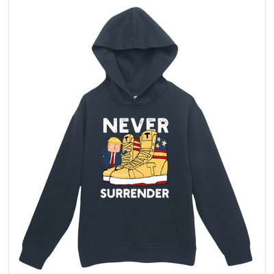 Trump Sneakers Never Surrender Pro Trump Sneakers Urban Pullover Hoodie