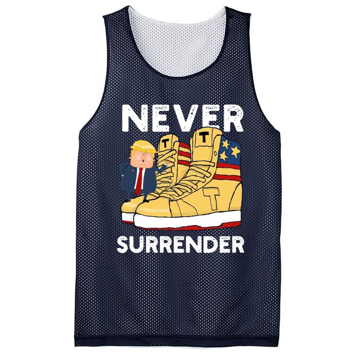 Trump Sneakers Never Surrender Pro Trump Sneakers Mesh Reversible Basketball Jersey Tank