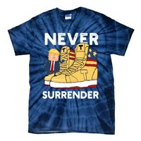 Trump Sneakers Never Surrender Pro Trump Sneakers Tie-Dye T-Shirt