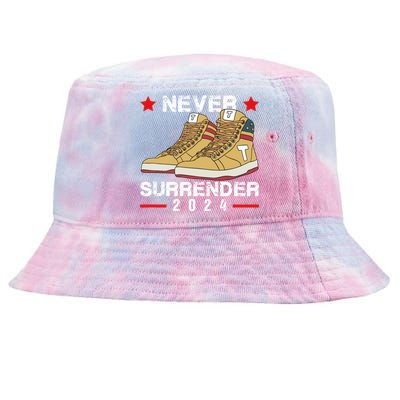 Trump Sneakers Never Surrender Pro Trump Sneakers Tie-Dyed Bucket Hat