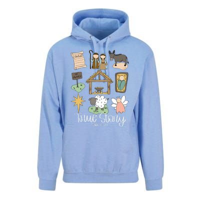 True Story Nativity Christmas Baby God Jesus Christian Unisex Surf Hoodie