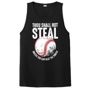 Thou Shall Not Steal Unless You Can Beat The Throw Baseball PosiCharge Competitor Tank