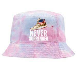 Trump Sneakers Never Surrender Pro Trump Sneakers Tie-Dyed Bucket Hat