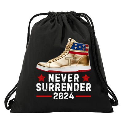 Trump Sneakers Never Surrender Pro Trump Drawstring Bag