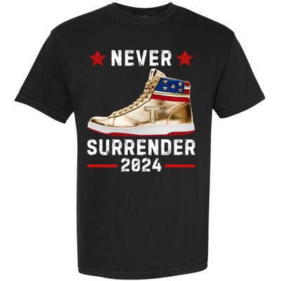 Trump Sneakers Never Surrender Pro Trump Garment-Dyed Heavyweight T-Shirt