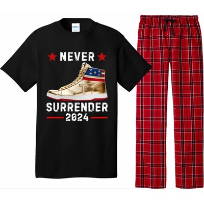 Trump Sneakers Never Surrender Pro Trump Pajama Set