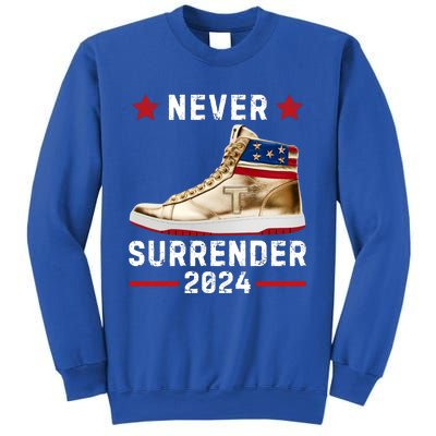 Trump Sneakers Never Surrender Pro Trump Sweatshirt