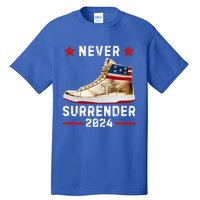 Trump Sneakers Never Surrender Pro Trump Tall T-Shirt