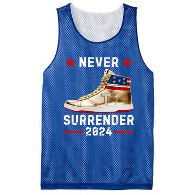 Trump Sneakers Never Surrender Pro Trump Mesh Reversible Basketball Jersey Tank