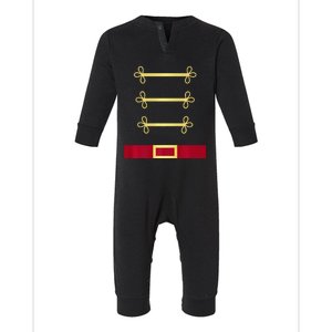 Toy Soldier Nutcracker Costume Uniform Infant Fleece One Piece