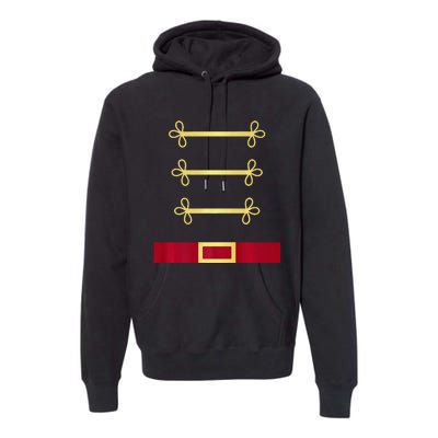 Toy Soldier Nutcracker Costume Uniform Premium Hoodie