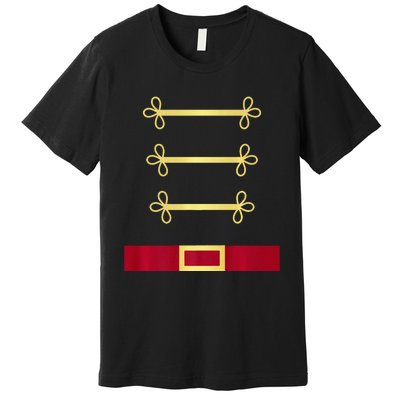 Toy Soldier Nutcracker Costume Uniform Premium T-Shirt