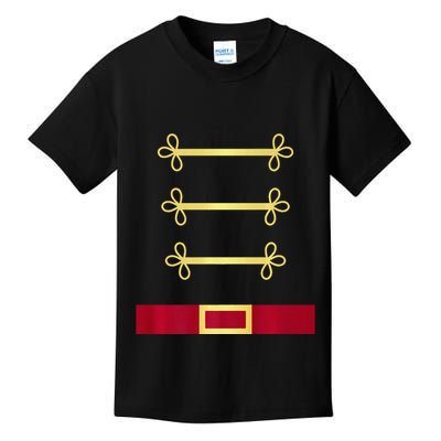 Toy Soldier Nutcracker Costume Uniform Kids T-Shirt