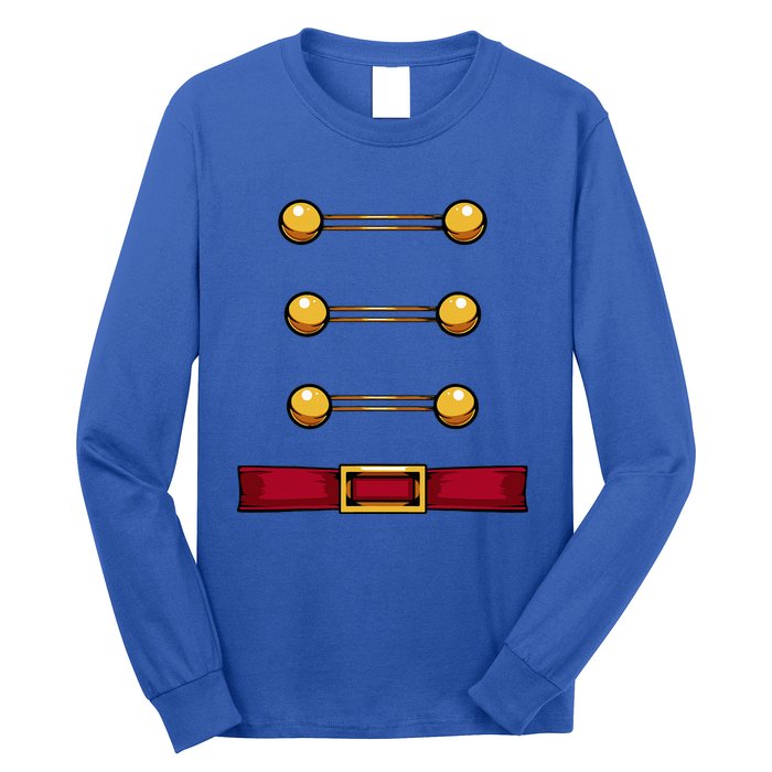 Toy Soldier Nutcracker Uniform Costume Christmas Advent Nut Long Sleeve Shirt