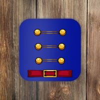Toy Soldier Nutcracker Uniform Costume Christmas Advent Nut Coaster