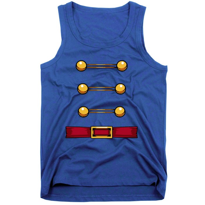 Toy Soldier Nutcracker Uniform Costume Christmas Advent Nut Tank Top