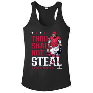 Thou Shall Not Steal Yadier Molina St Louis Ladies PosiCharge Competitor Racerback Tank