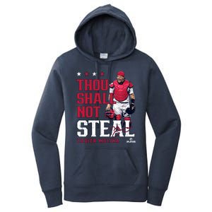 Thou Shall Not Steal Yadier Molina St Louis Women's Pullover Hoodie