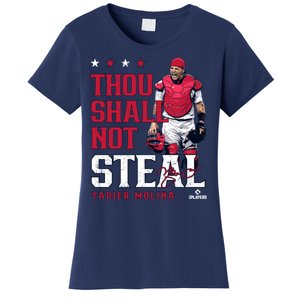 Thou Shall Not Steal Yadier Molina St Louis Women's T-Shirt